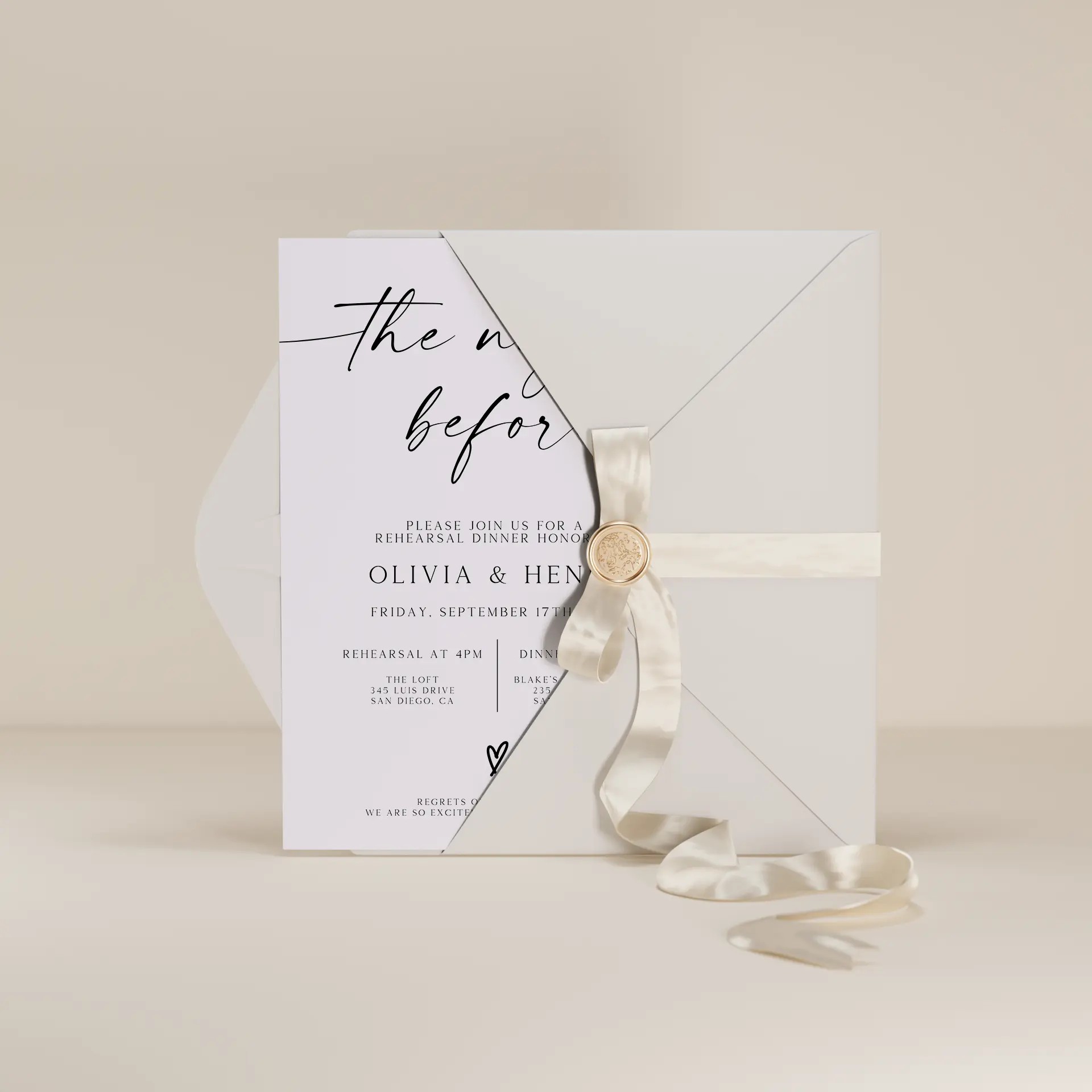 Eve — Rehearsal Dinner