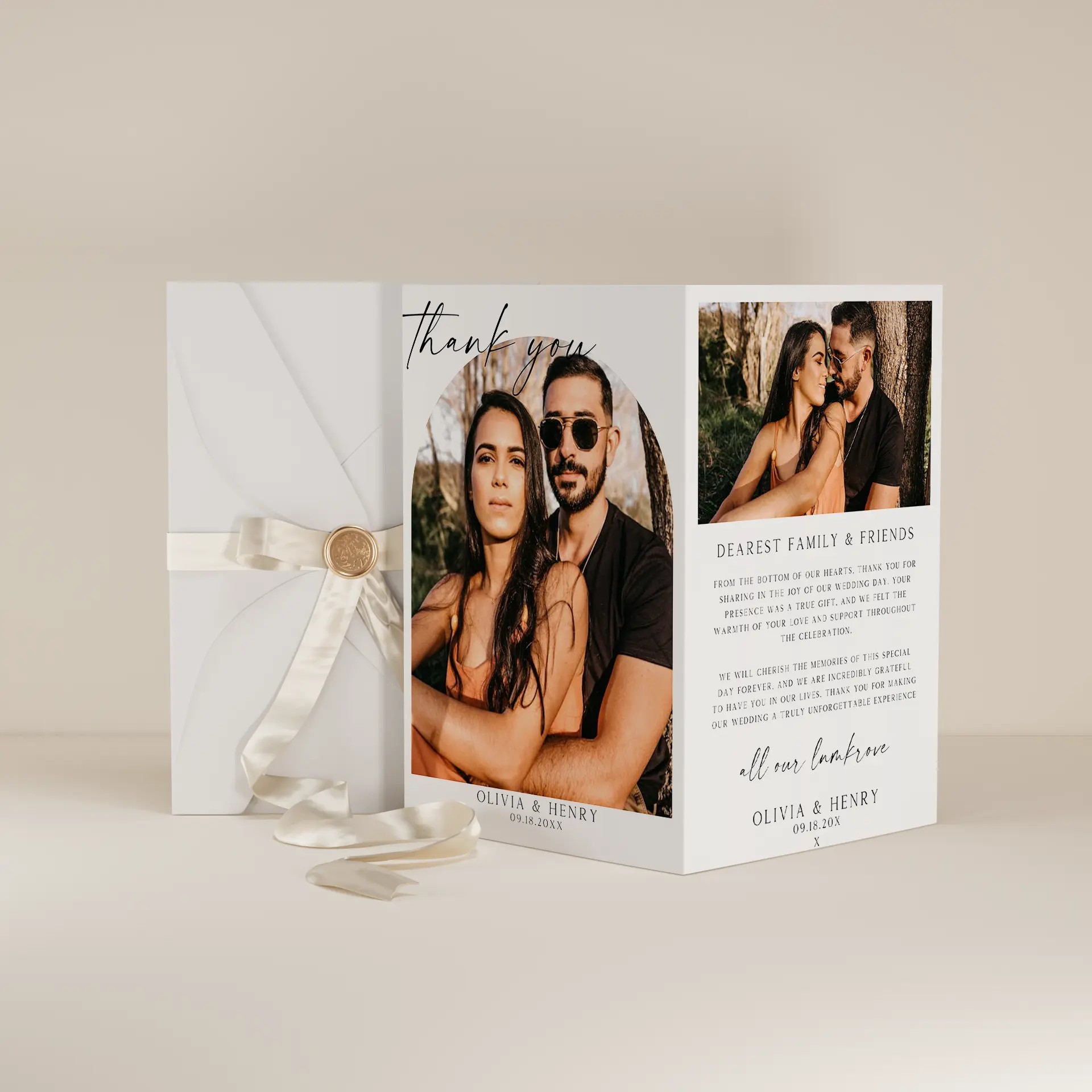 Fond — Thank You Card