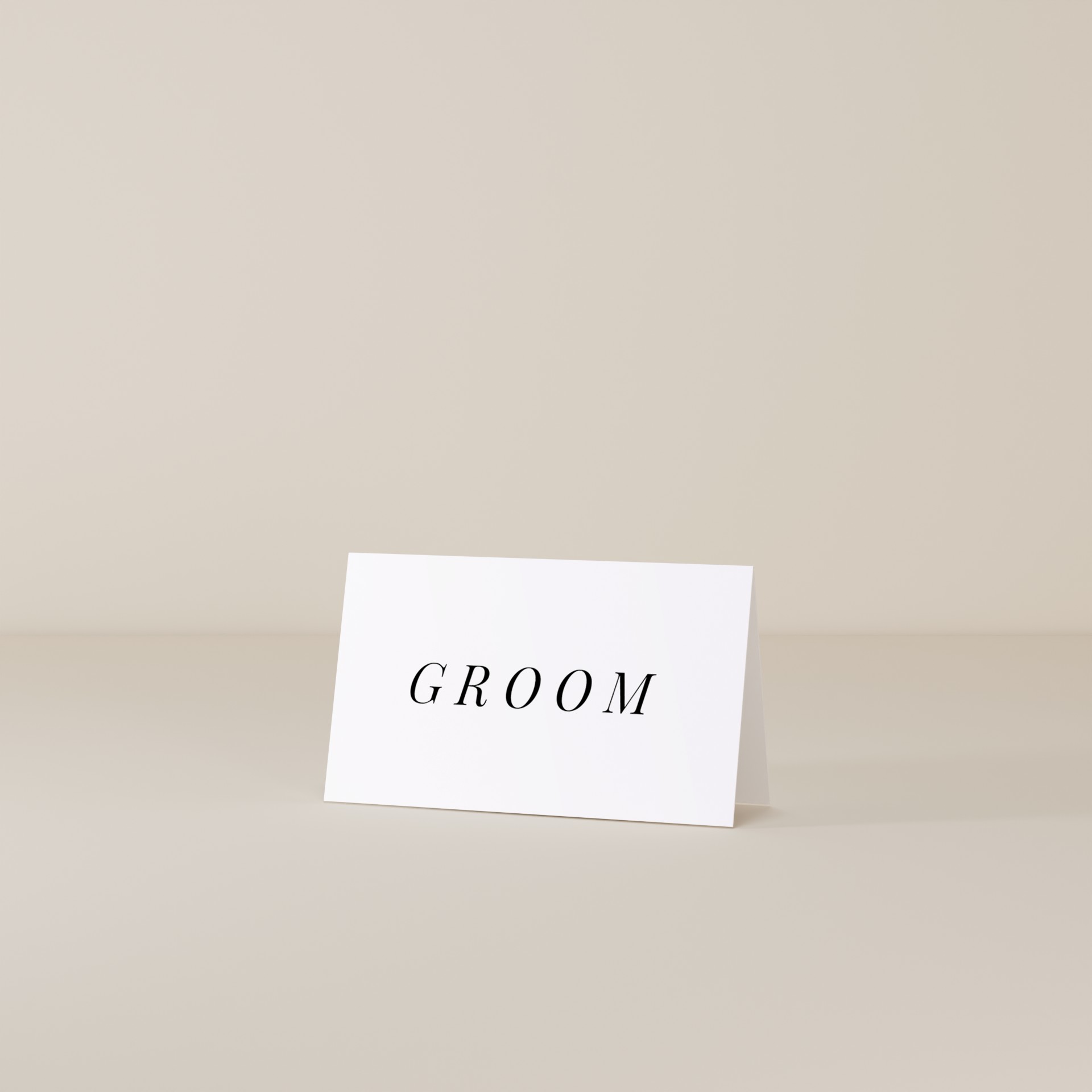 Seat — Place Card