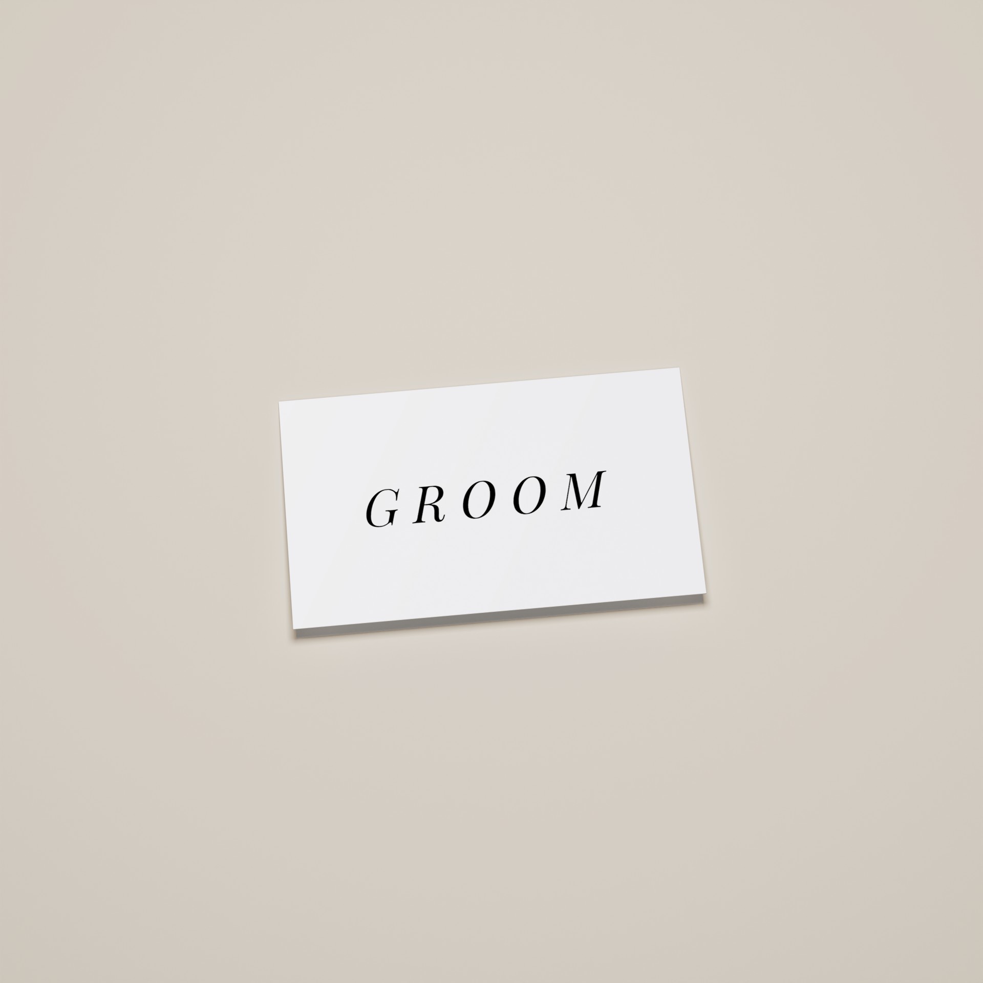Seat — Place Card