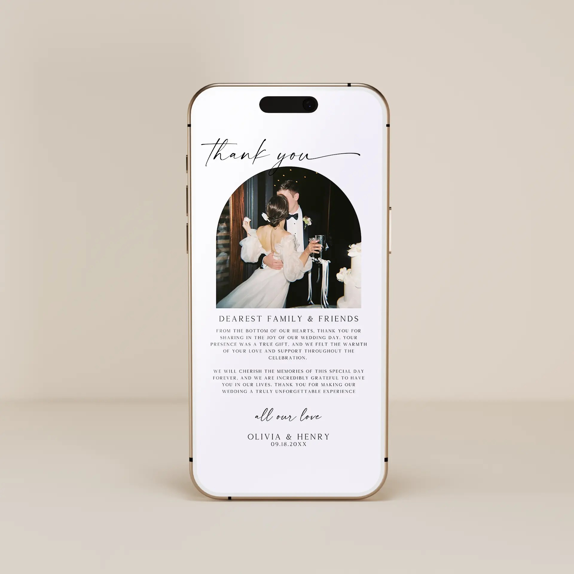 Send — Thank You E-Card