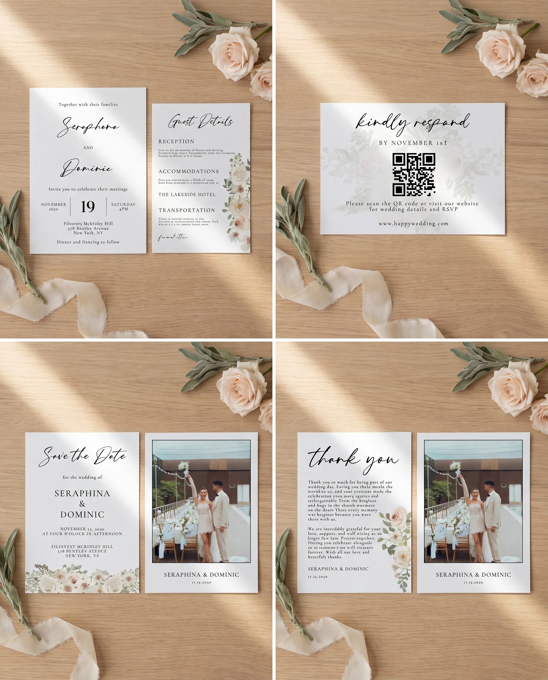 Seraphine — Invitation Set