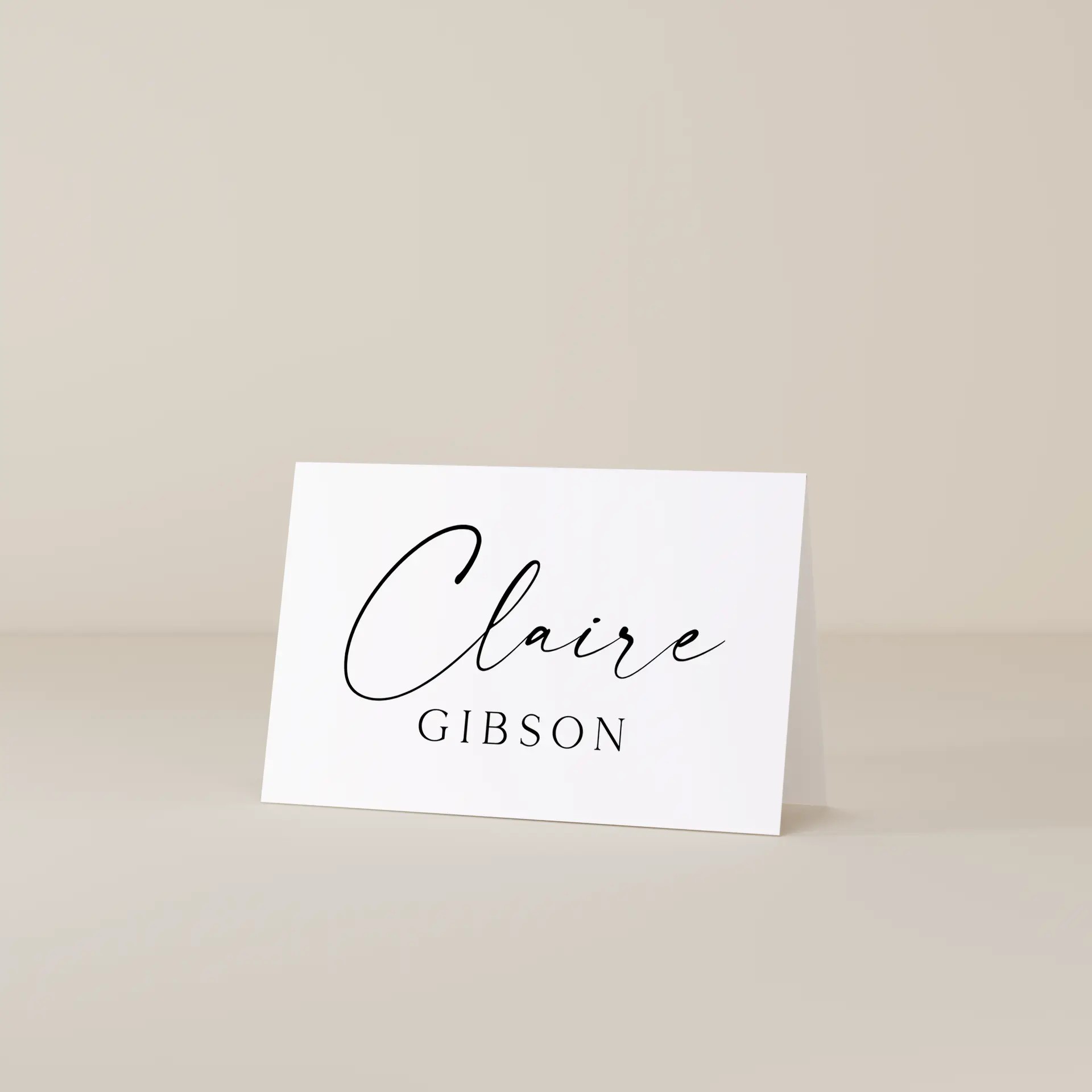 Set — Place Card