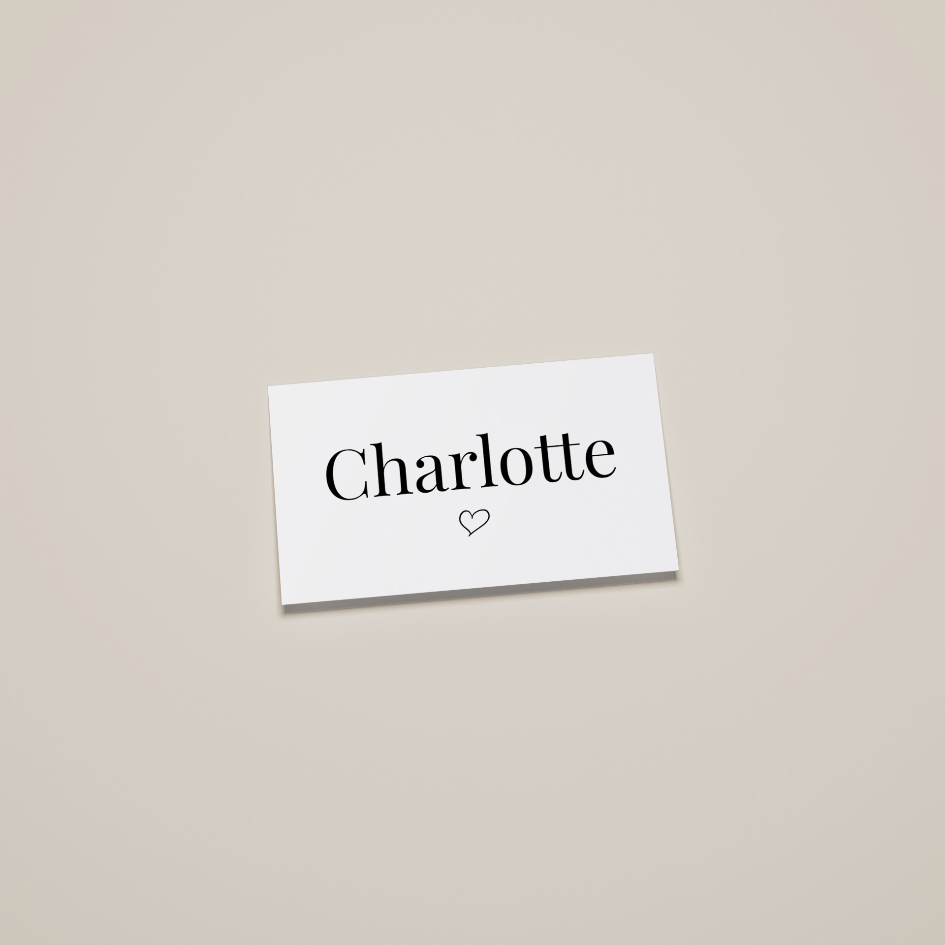 Spot — Place Card