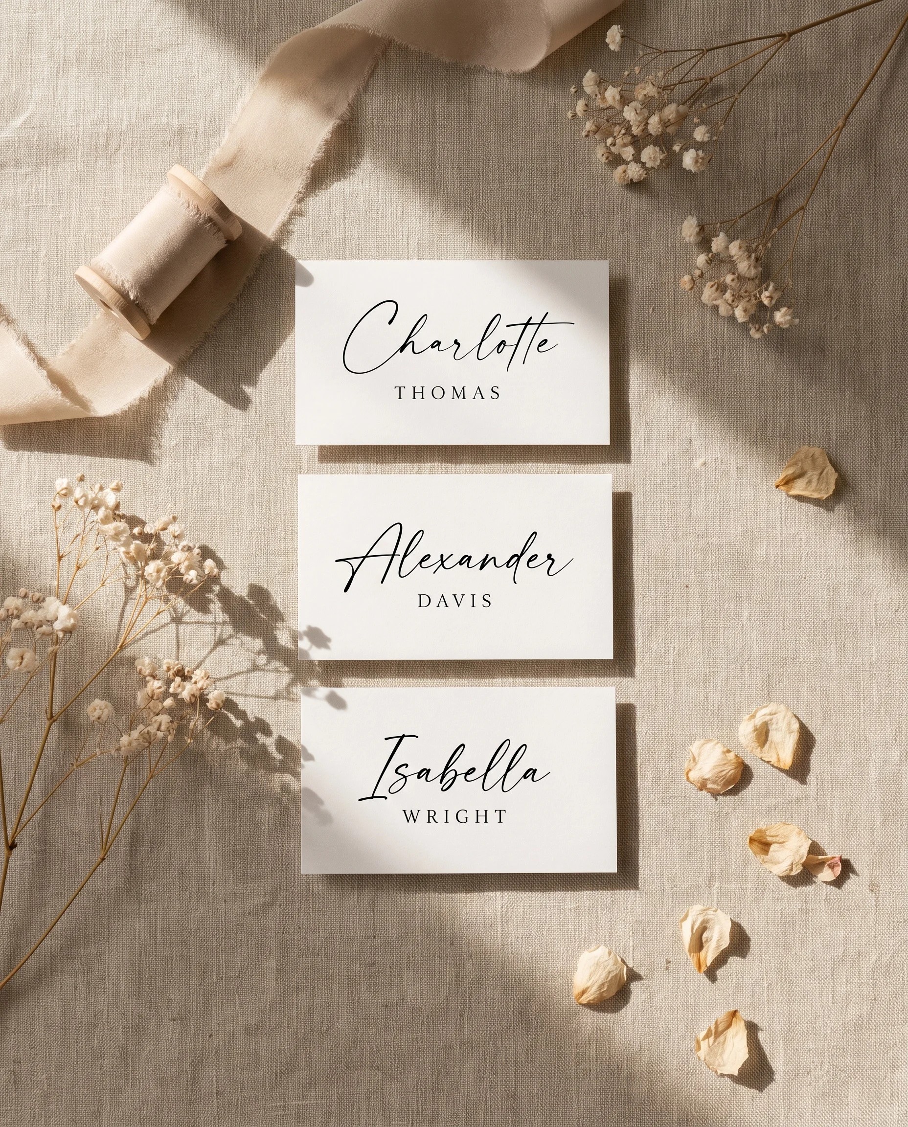 Sunlit — Place Card
