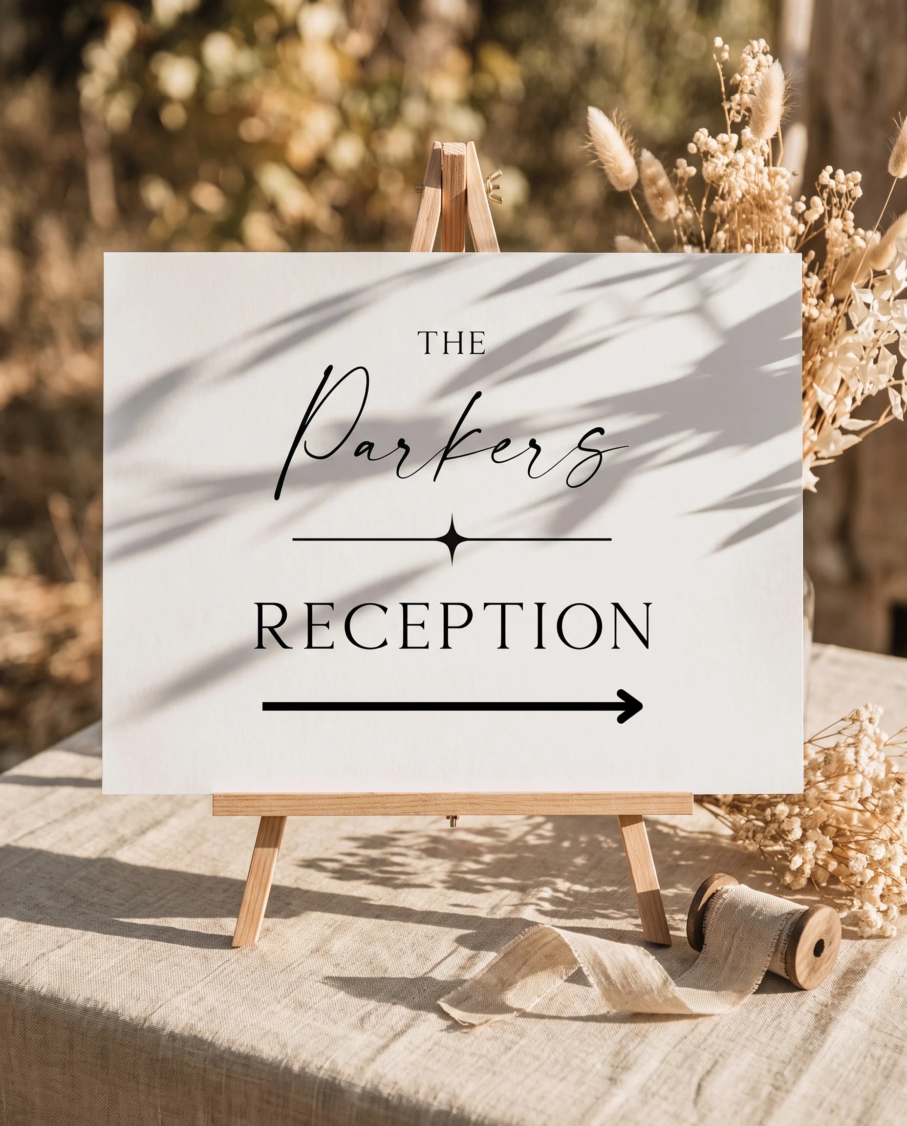 Sunlit — Reception Sign