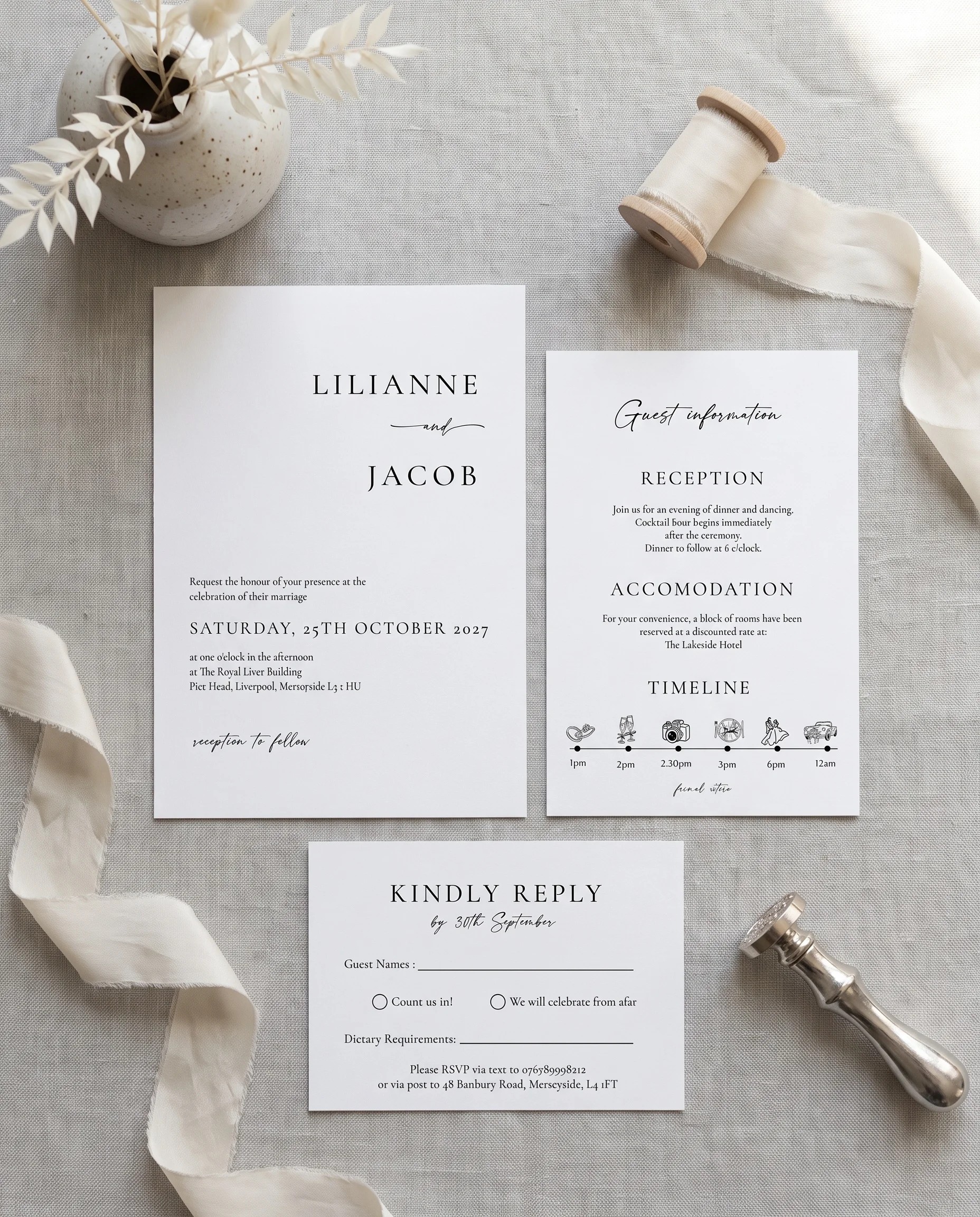Tonal Reply — Invitation Suite
