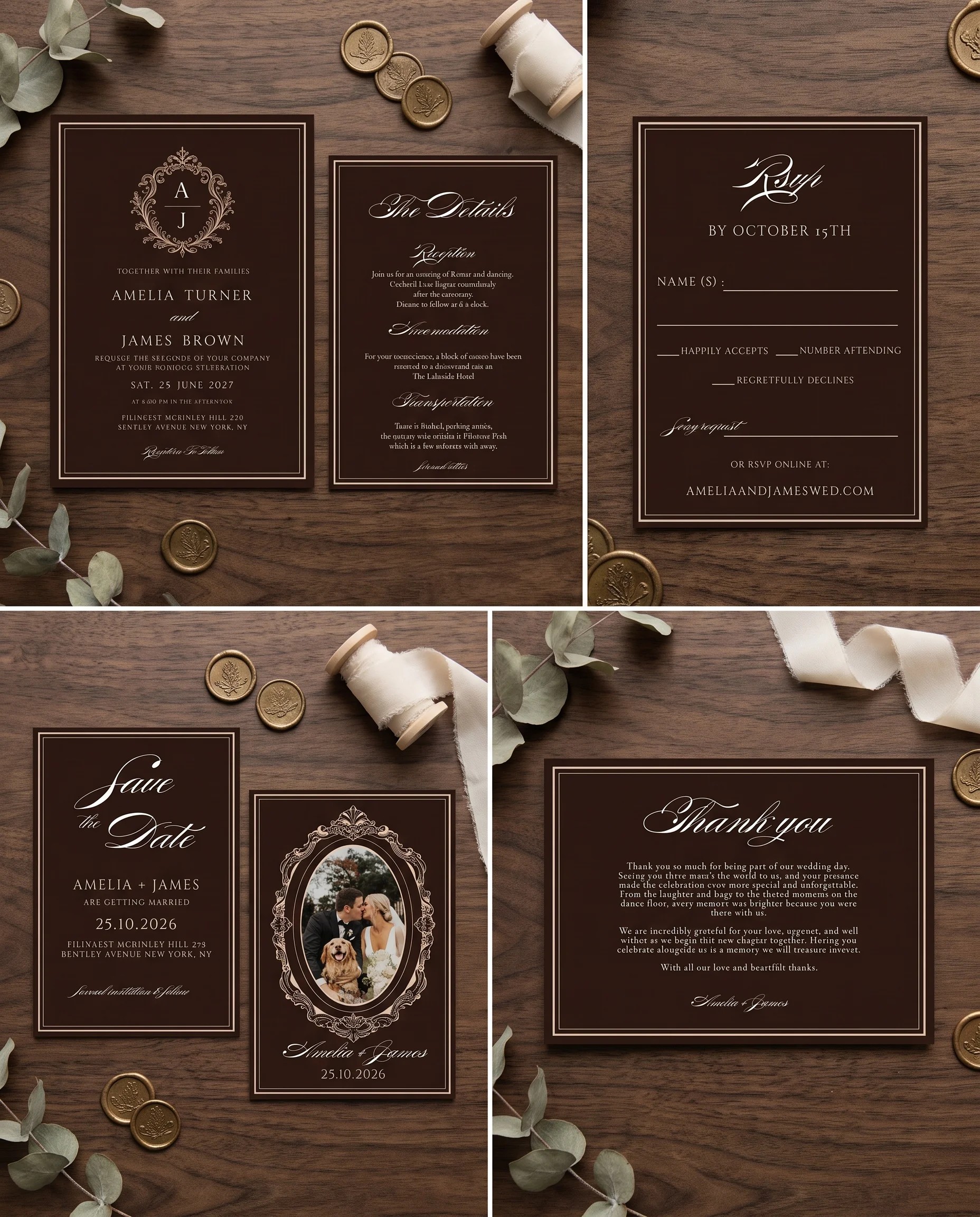 Velour — Invitation Set