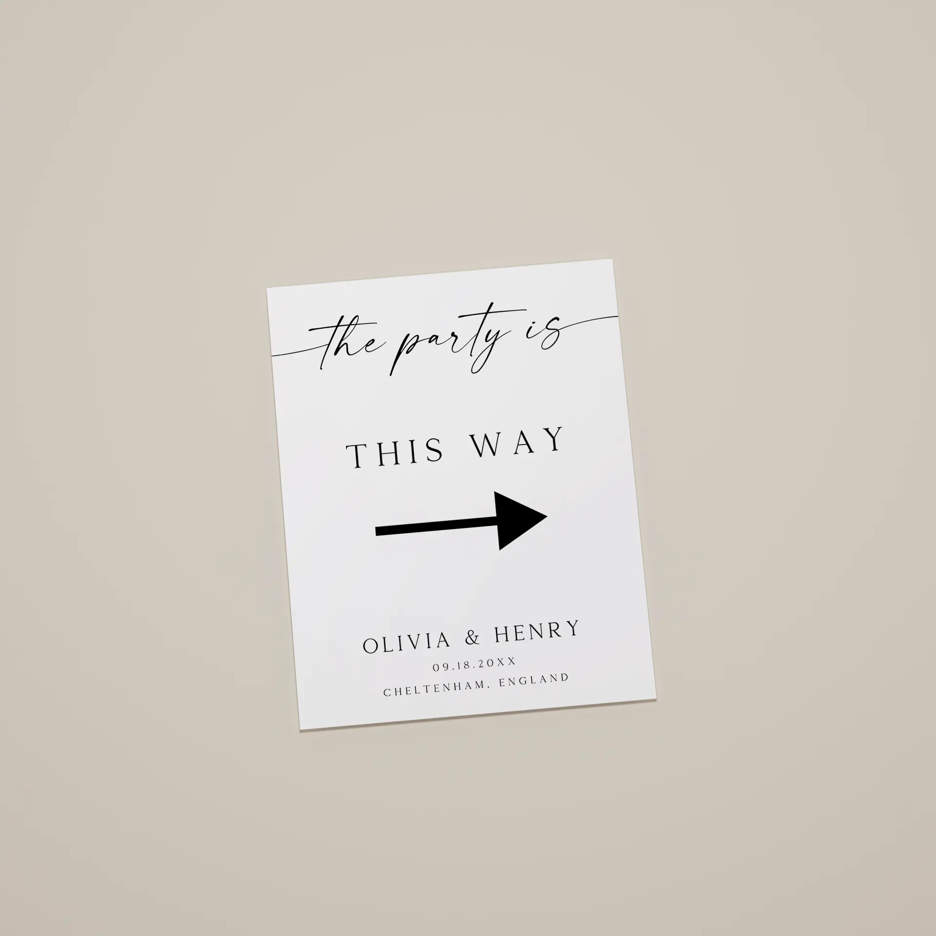 Way — Directional Sign