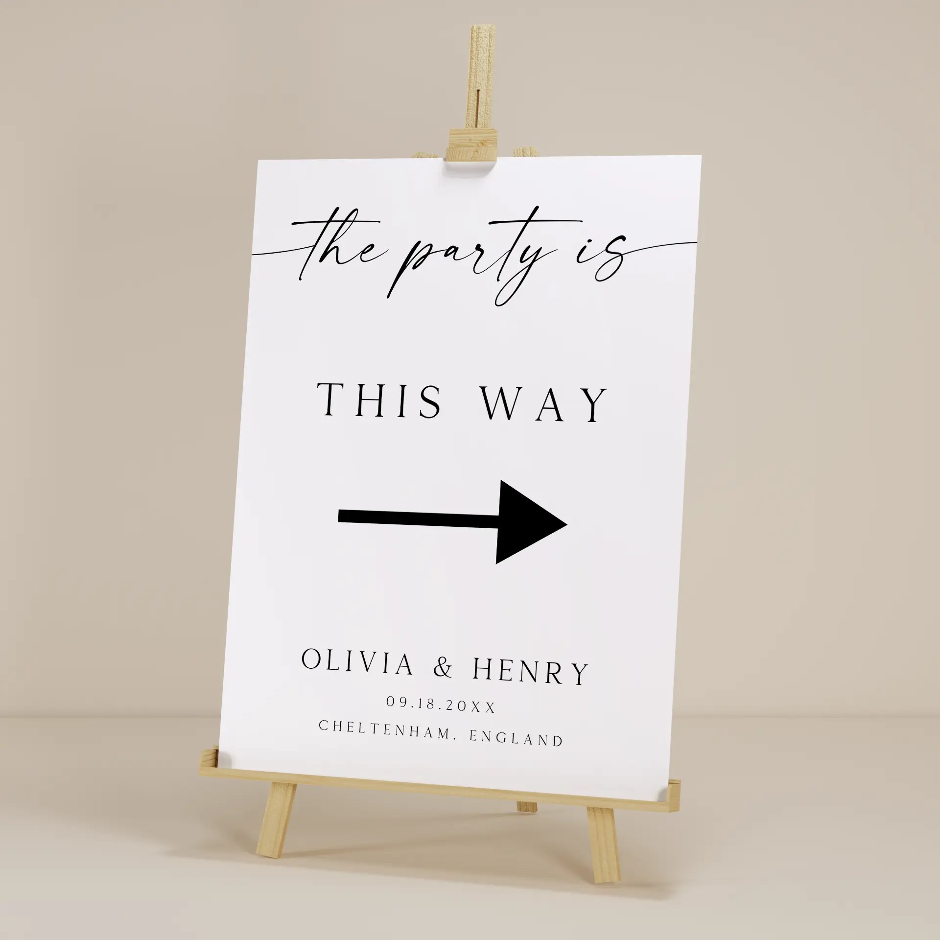 Way — Directional Sign
