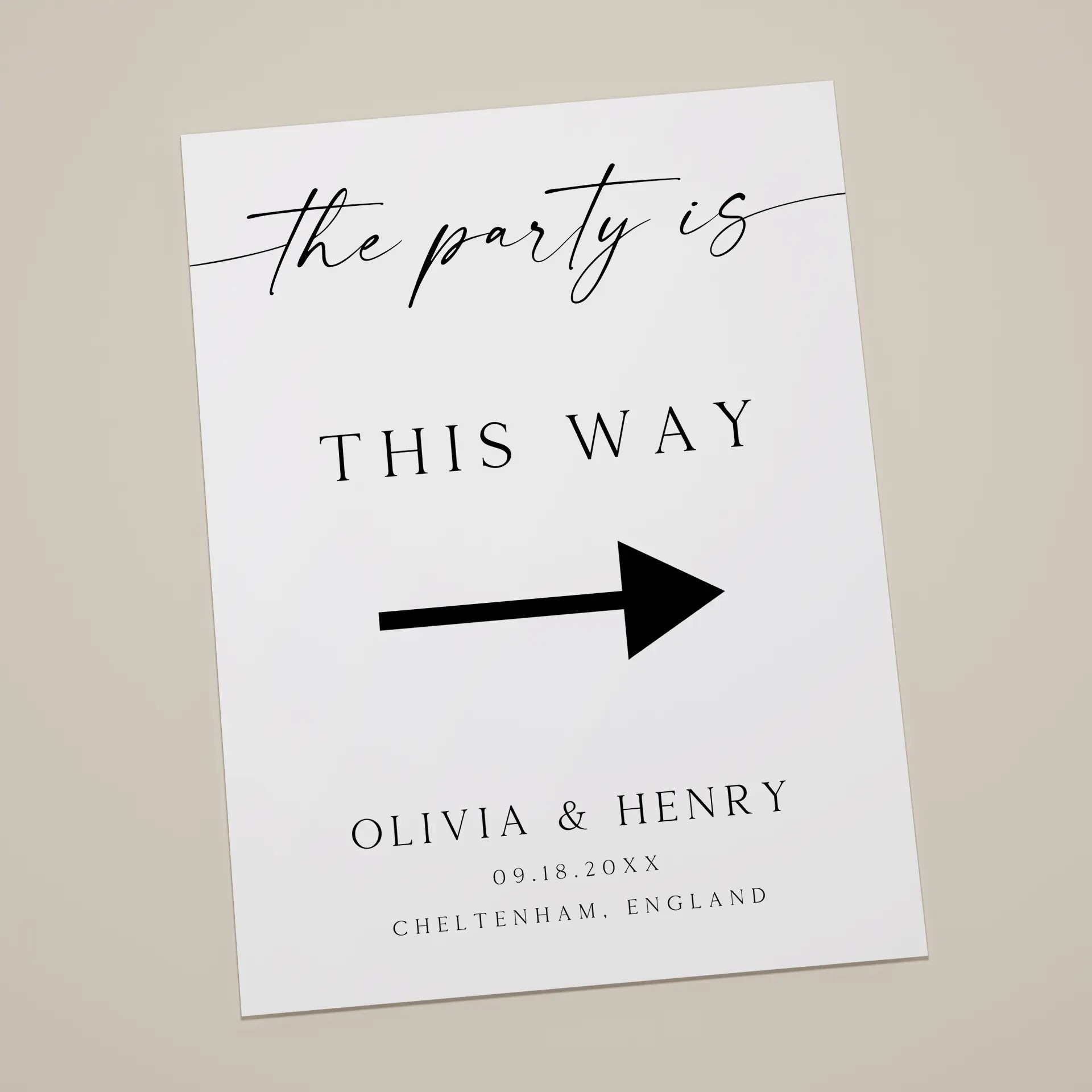Way — Directional Sign