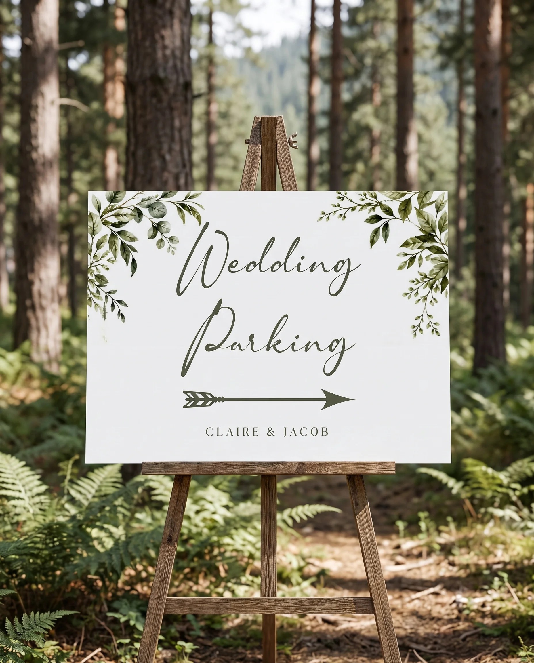 Canopy Grove — Parking Sign