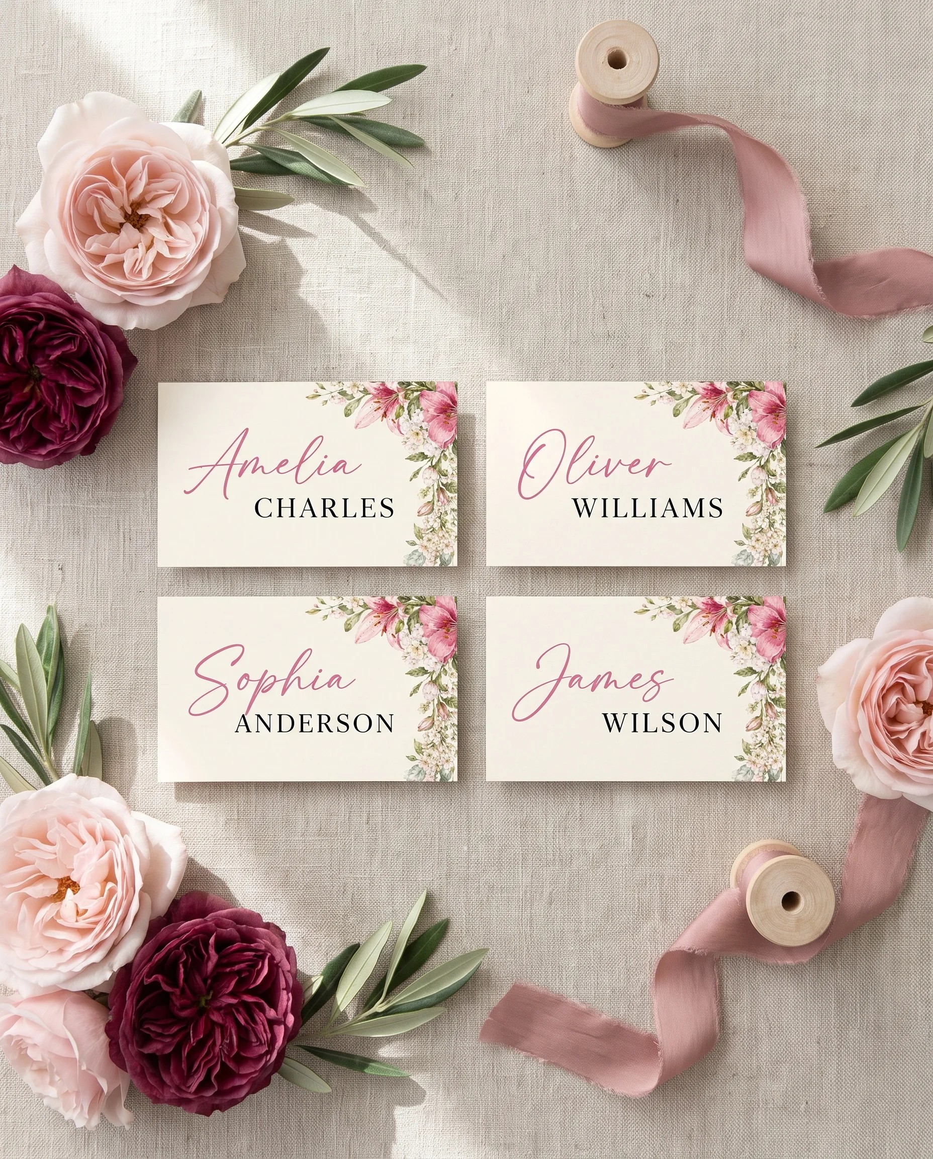 Rosevale — Place Card